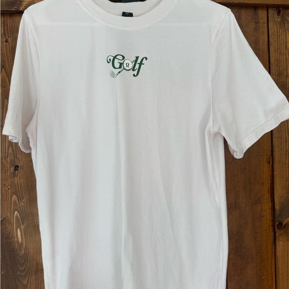 White Lululemon Golf T-Shirt